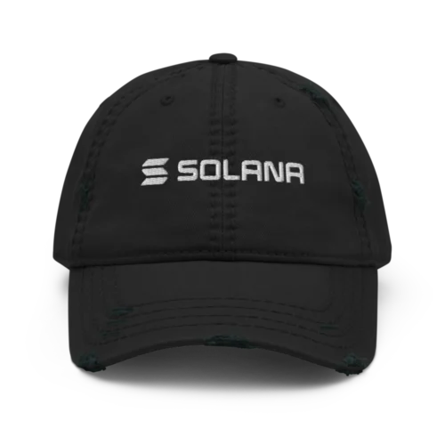Solana Distressed Baseball Cap