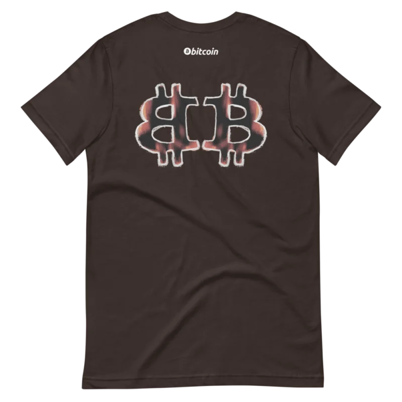 Bitcoin: Airbrush Logo T-Shirt