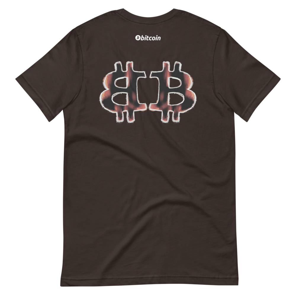 Bitcoin: Airbrush Logo T-Shirt