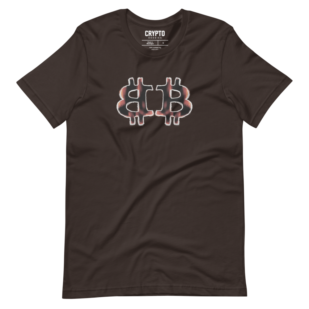 Bitcoin: Airbrush Logo T-Shirt
