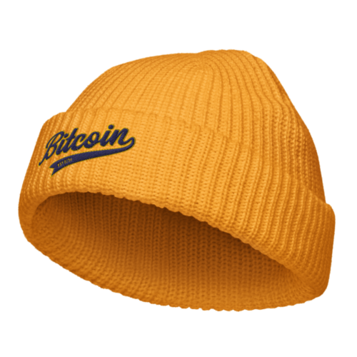 Bitcoin Baseball Fisherman Beanie