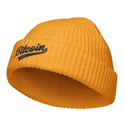 Bitcoin Baseball Fisherman Beanie