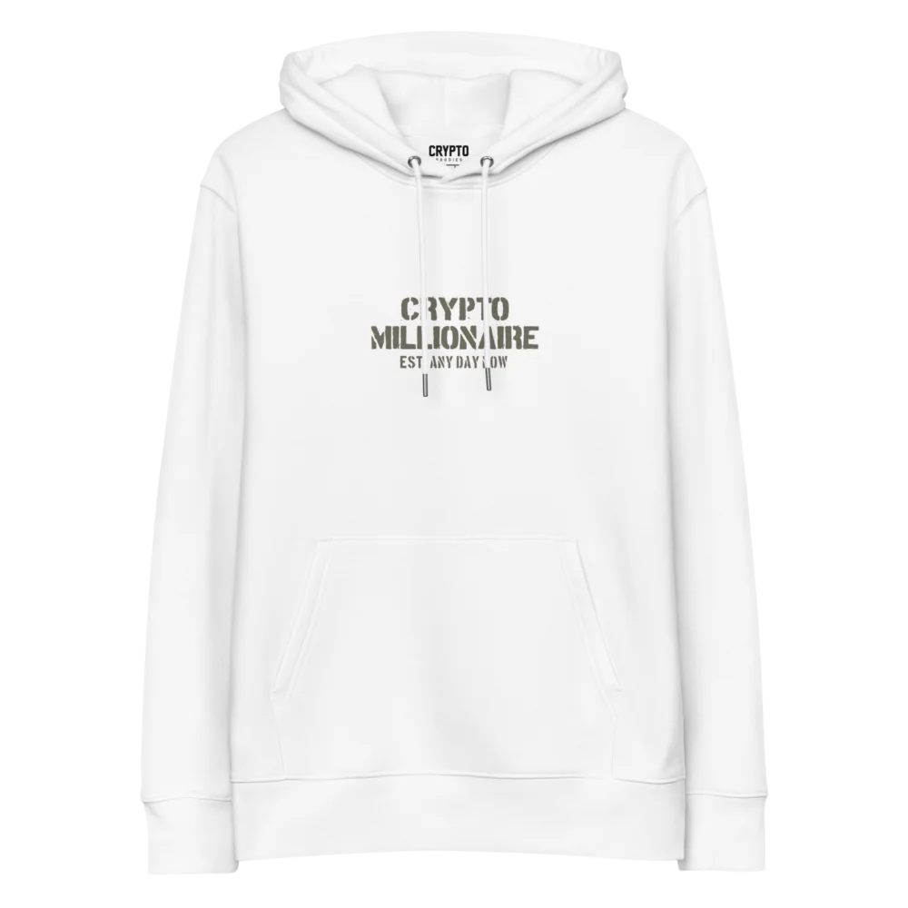 Crypto Millionaire: Est. Any Day Now Premium Hoodie - Image 3