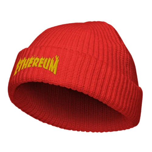 Ethereum: Flames Edition Fisherman Beanie