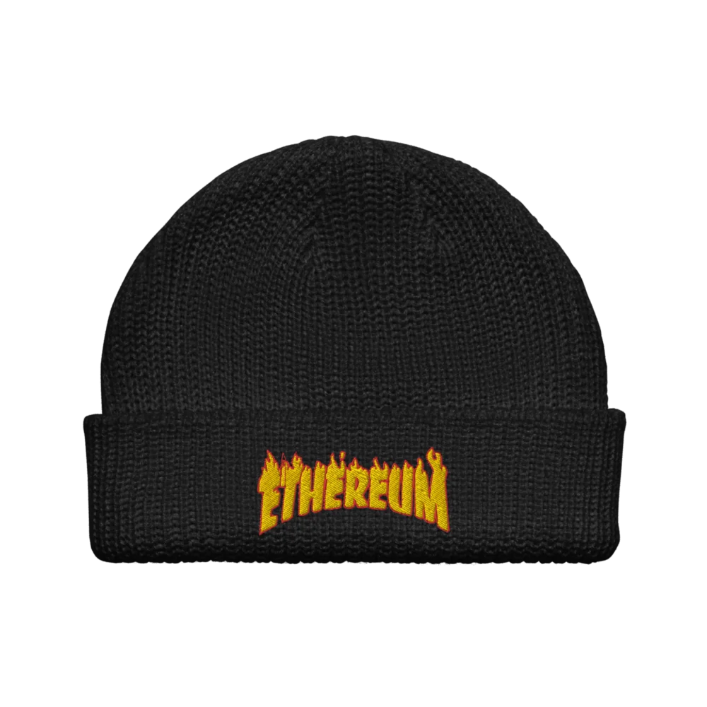 Ethereum: Flames Edition Fisherman Beanie - Image 4