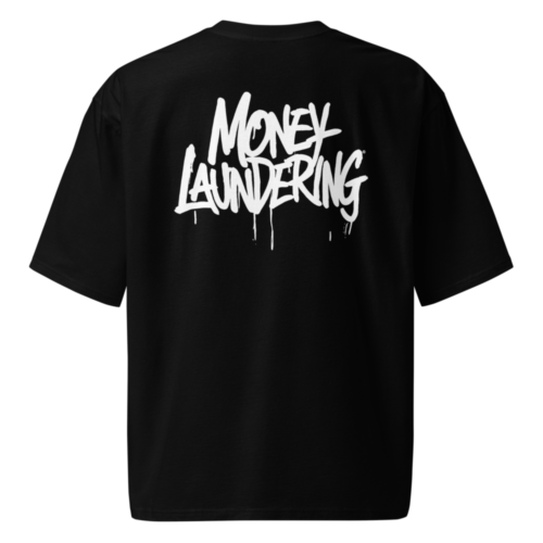 Money Laundering Graffiti Oversized T-Shirt