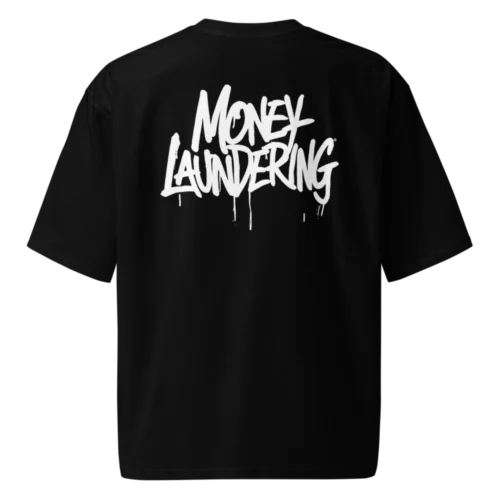 Money Laundering Graffiti Oversized T-Shirt
