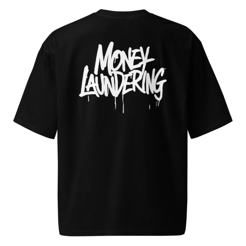 Money Laundering Graffiti Oversized T-Shirt