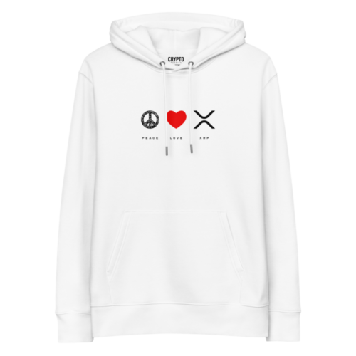 PEACE LOVE XRP Premium Hoodie