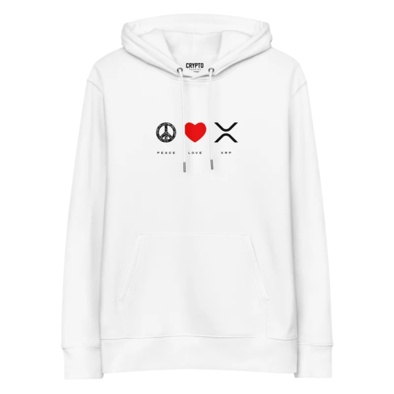 PEACE LOVE XRP Premium Hoodie