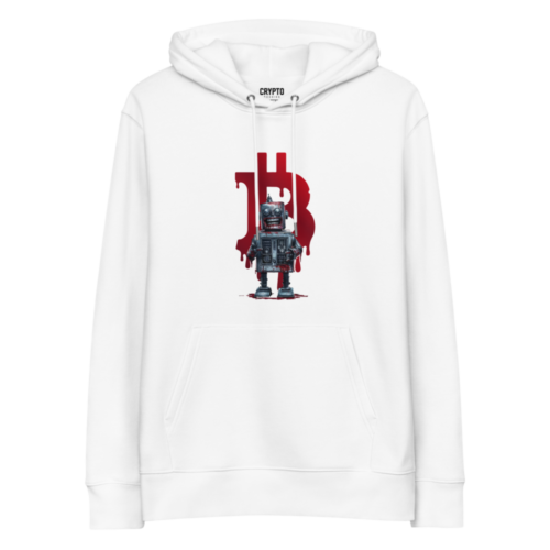 The Crypto Carnage: Laughing Bot Premium Hoodie