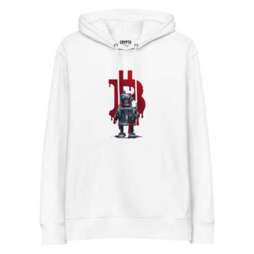 The Crypto Carnage: Laughing Bot Premium Hoodie
