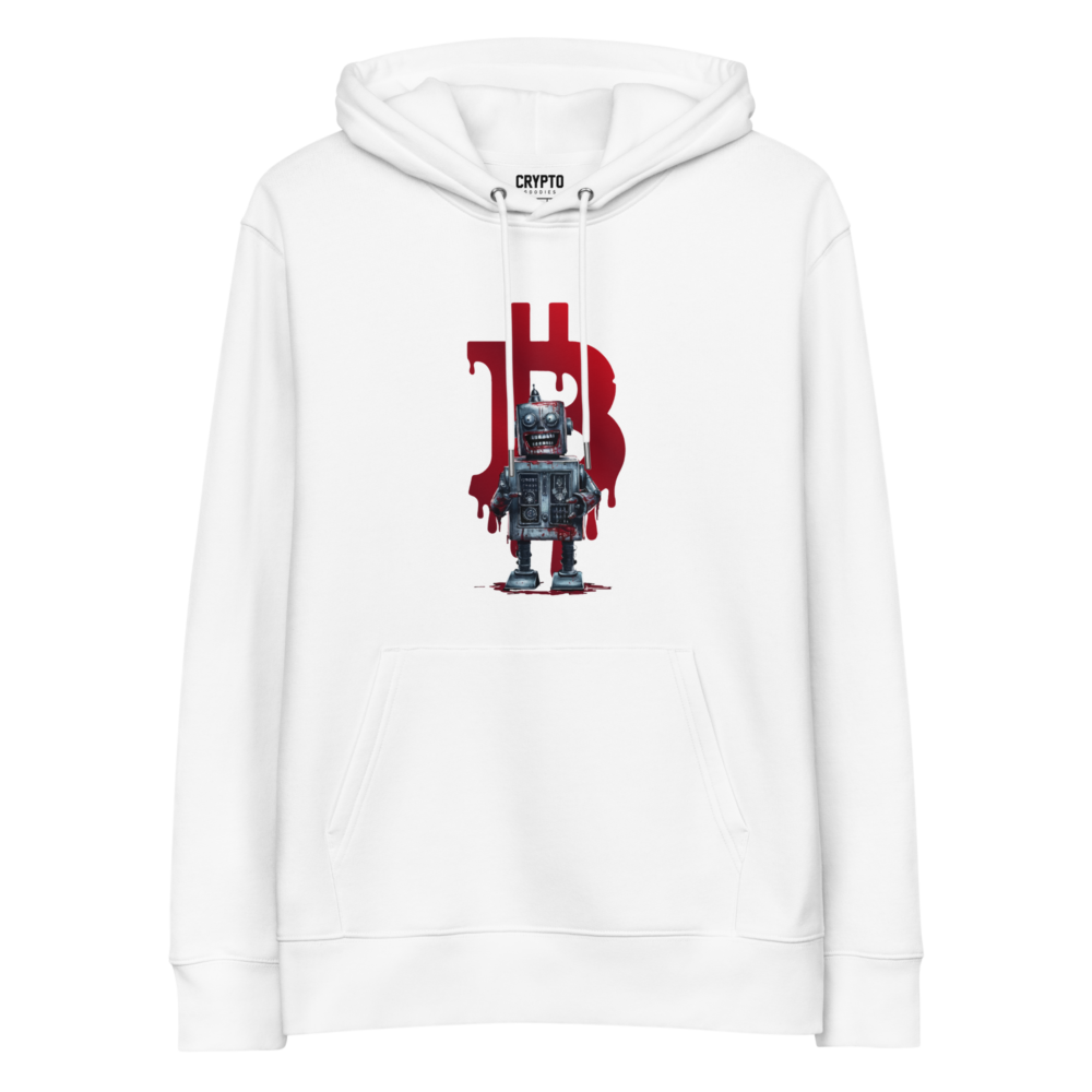The Crypto Carnage: Laughing Bot Premium Hoodie