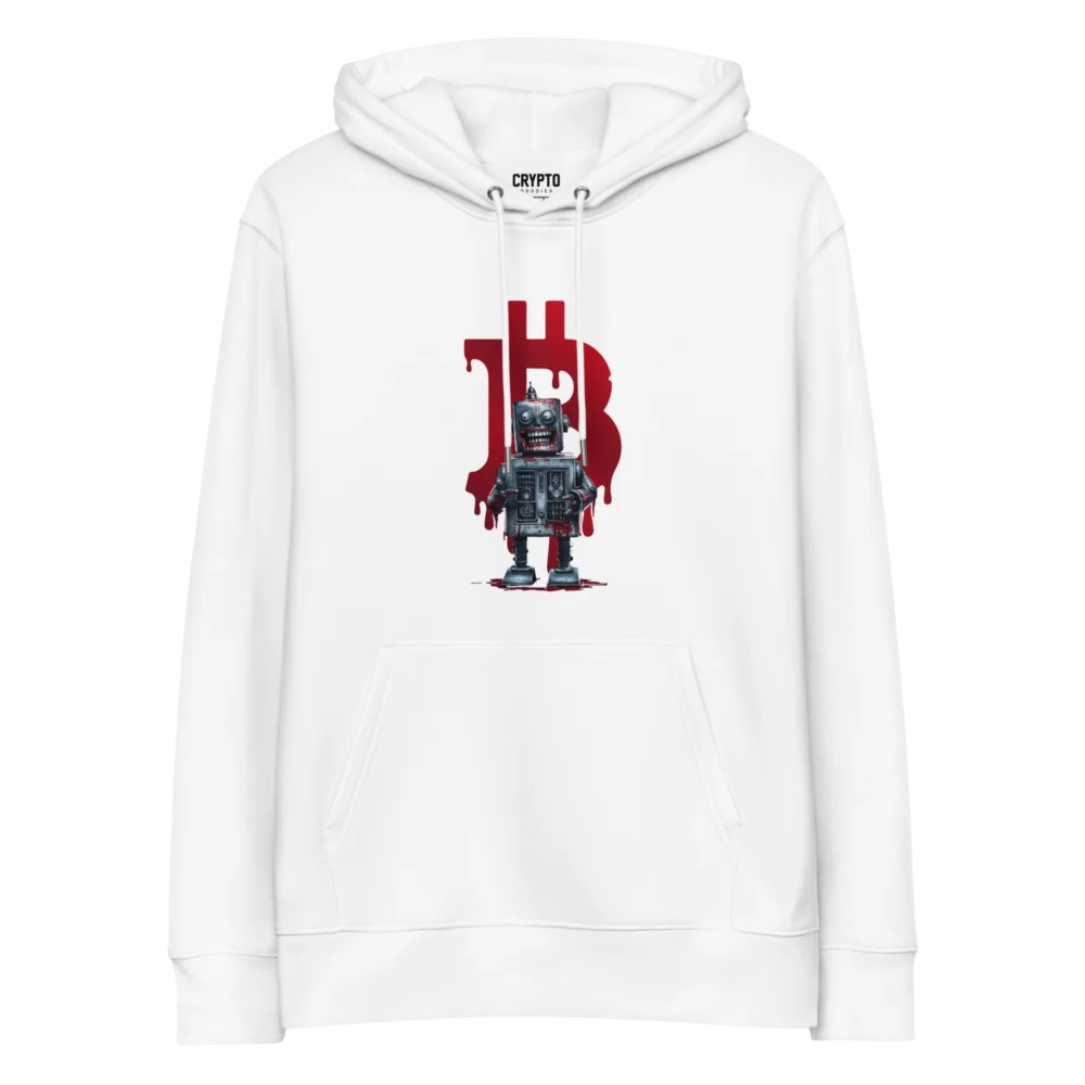 The Crypto Carnage: Laughing Bot Premium Hoodie