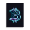 A Neon Future: Bitcoin's Rise Poster