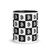 Bitcoin Checkerboard Mug