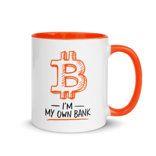 Bitcoin: I'm My Own Bank Mug