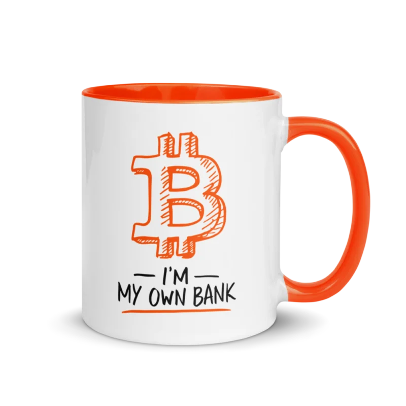Bitcoin: I'm My Own Bank Mug