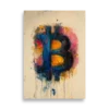 Bitcoin Oil Painting Poster
