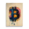 Bitcoin Oil Painting Poster