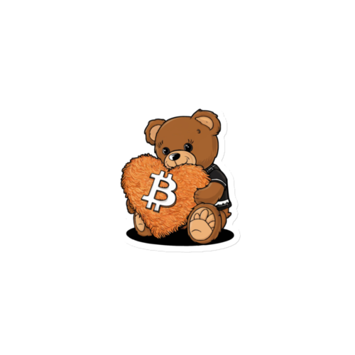 Bitcoin Teddy Bear Magnet