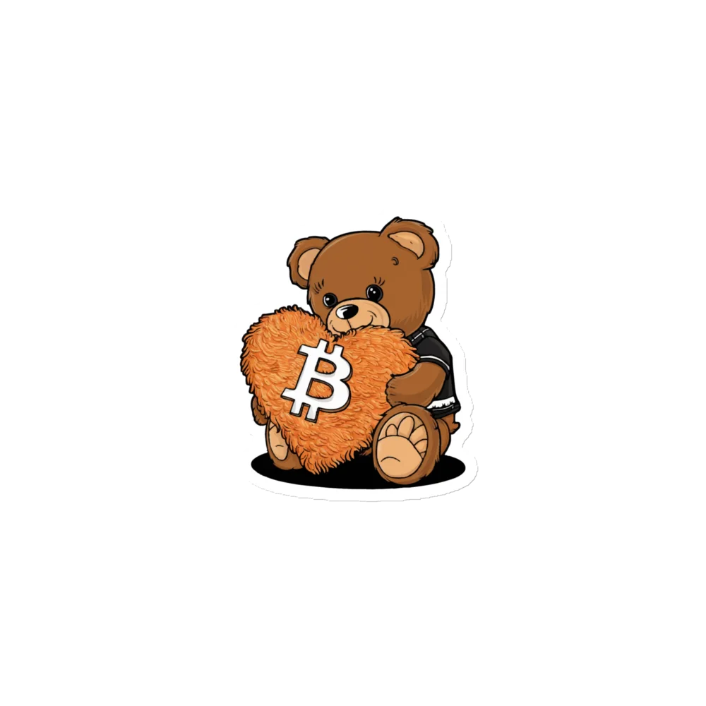 Bitcoin Teddy Bear Magnet - Image 2