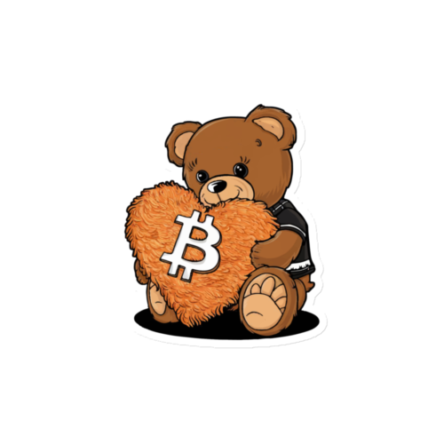 Bitcoin Teddy Bear Magnet