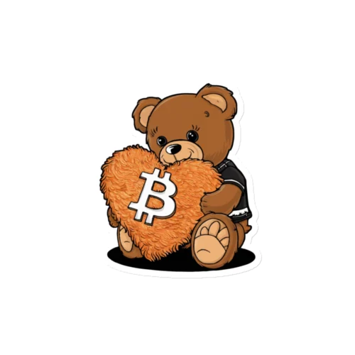 Bitcoin Teddy Bear Magnet