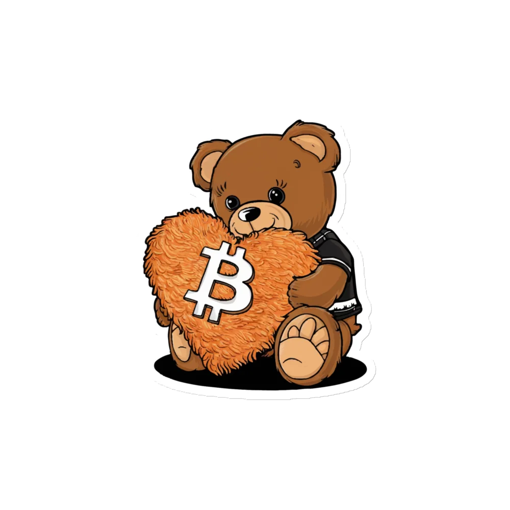Bitcoin Teddy Bear Magnet
