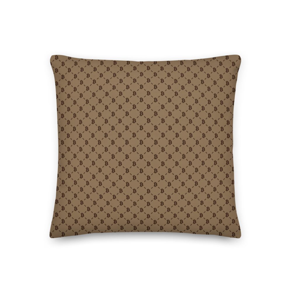 Bitcoin Teddy Bear Premium Pillow