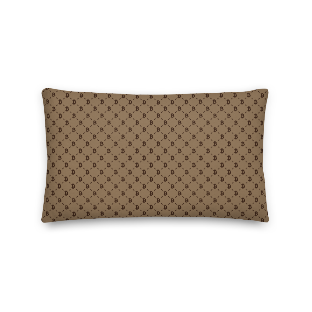 Bitcoin Teddy Bear Premium Pillow