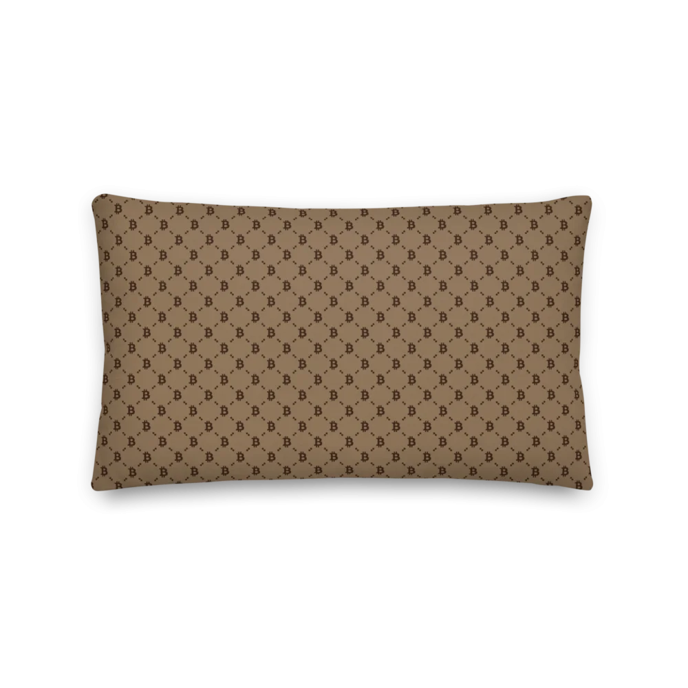 Bitcoin Teddy Bear Premium Pillow - Image 5