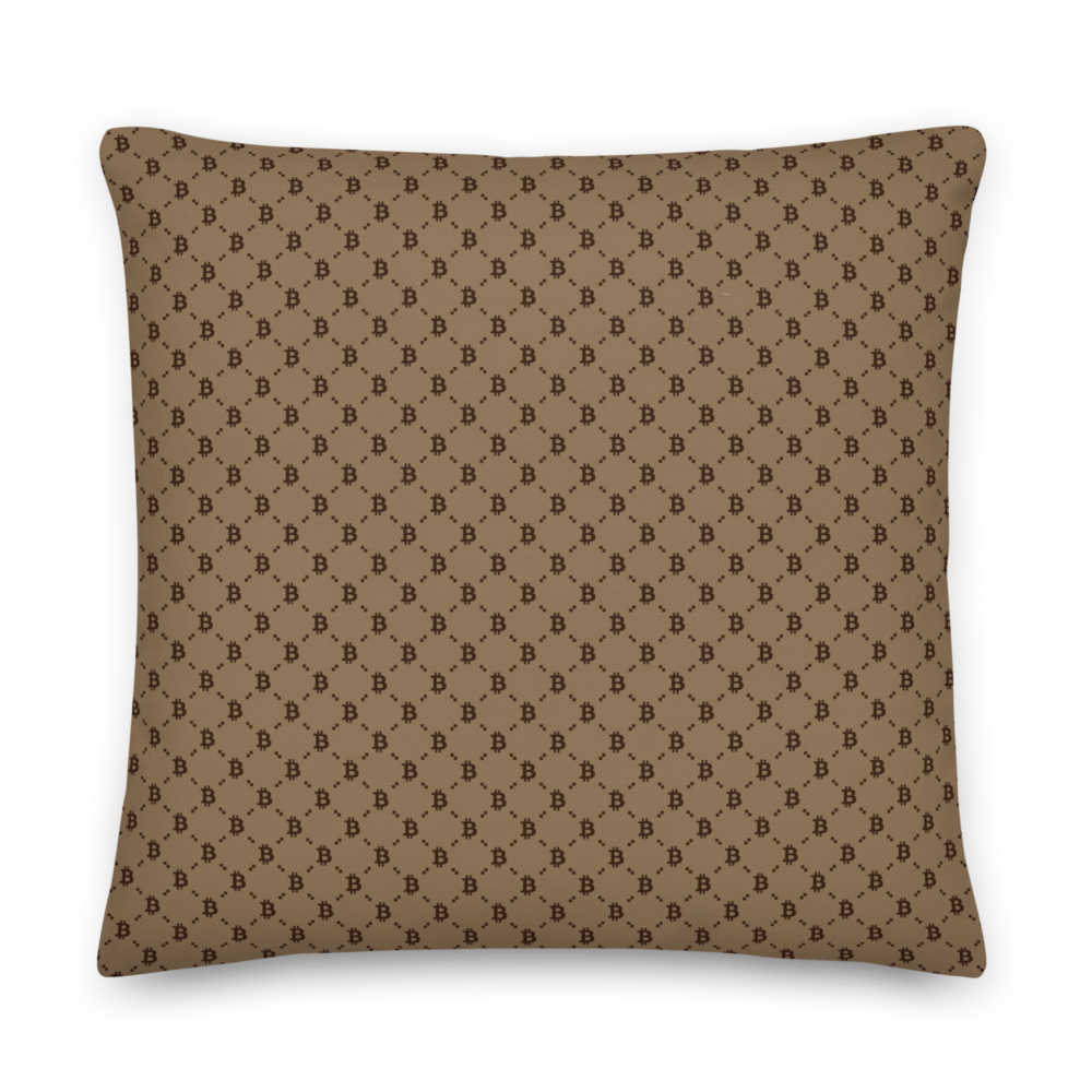Bitcoin Teddy Bear Premium Pillow