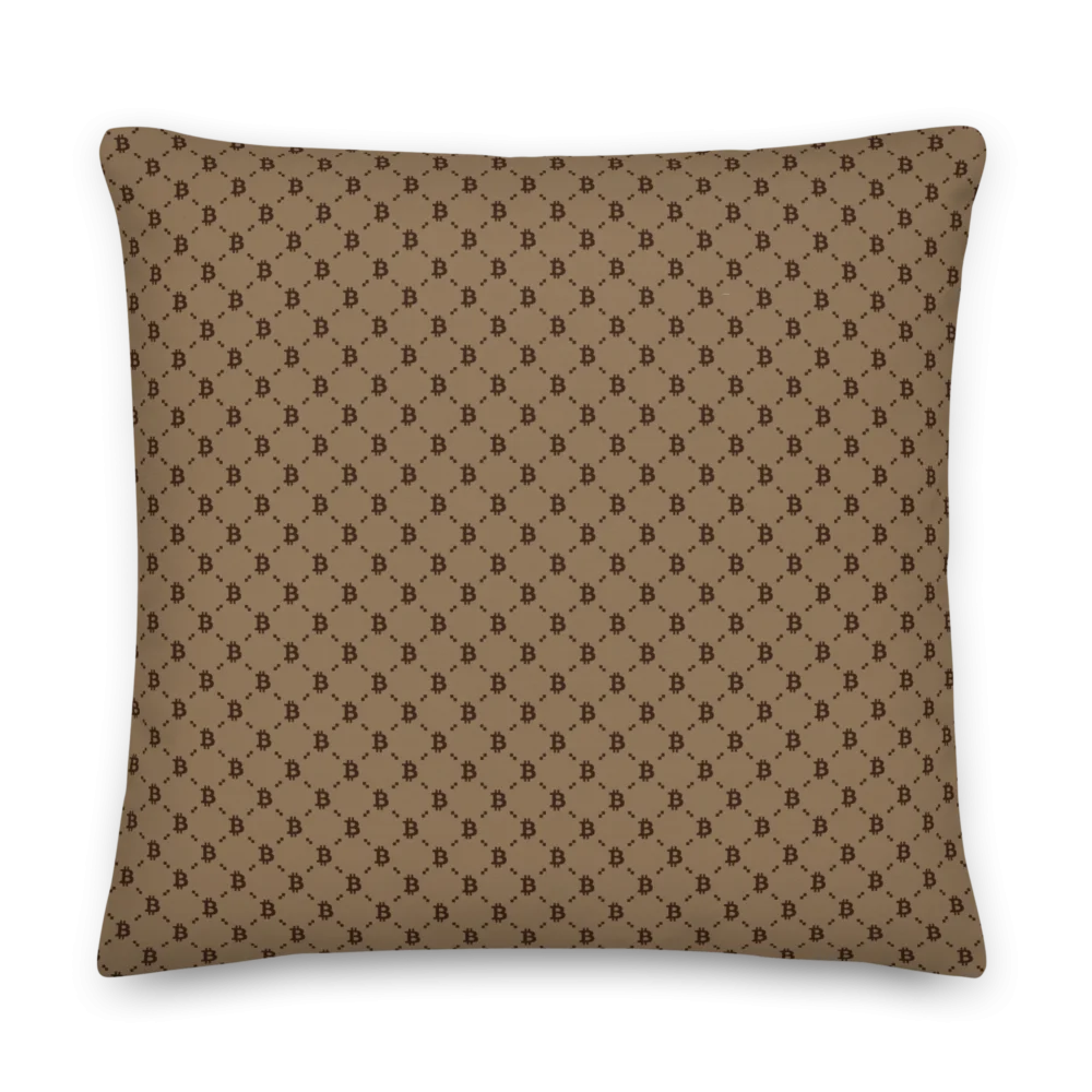 Bitcoin Teddy Bear Premium Pillow - Image 6