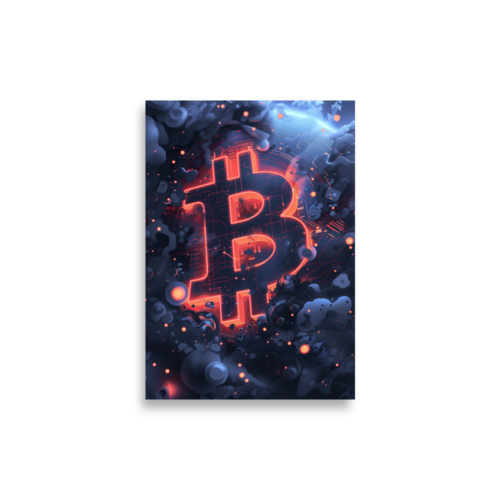 Bitcoin: The Spark in a Digital Galaxy Poster