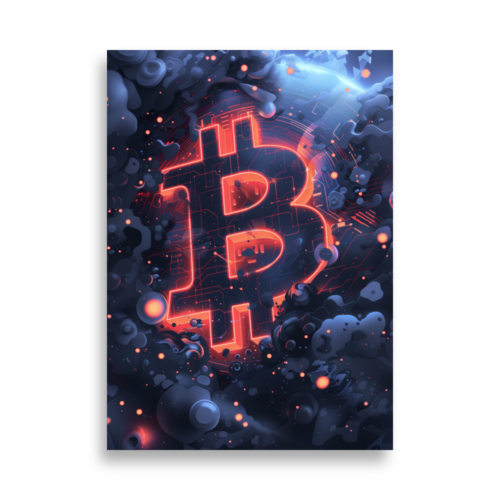 Bitcoin: The Spark in a Digital Galaxy Poster