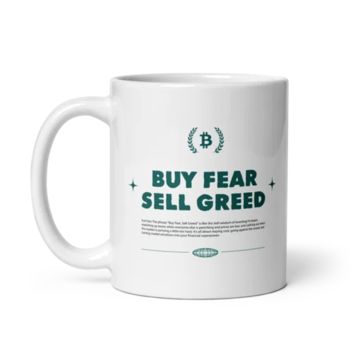 Buy Fear, Sell Greed Mug