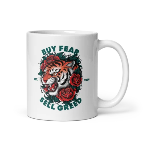 Buy Fear, Sell Greed Mug