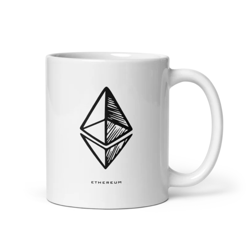Ethereum Doodle Style Logo Mug