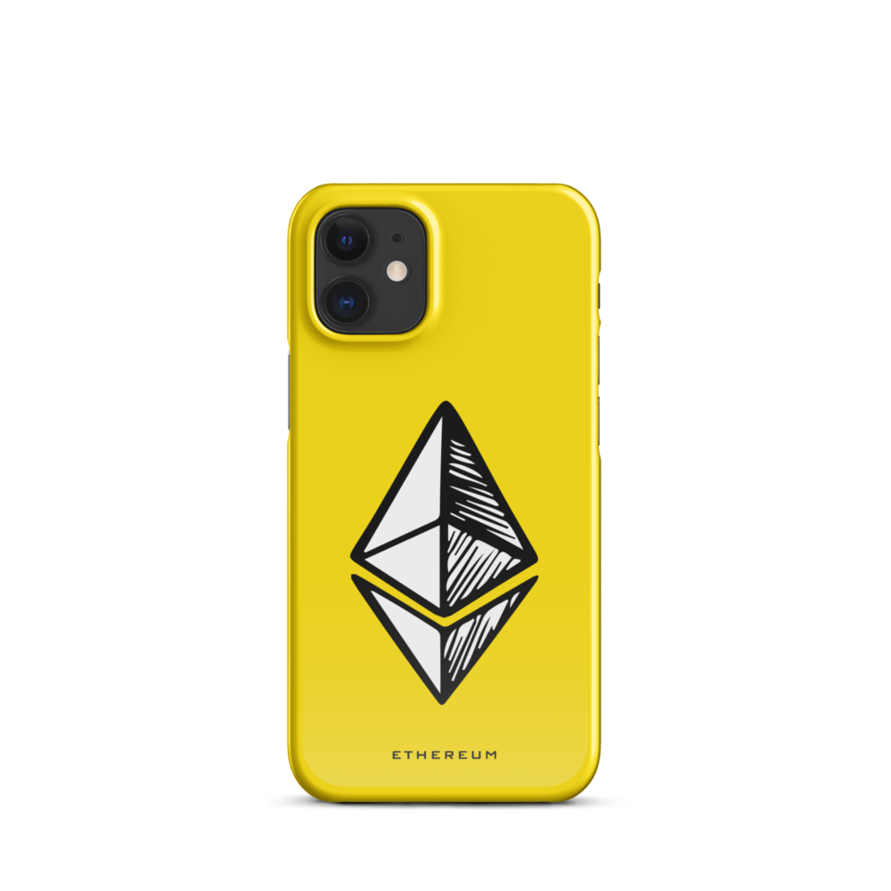 Ethereum Doodle Style Logo Snap case for iPhone®