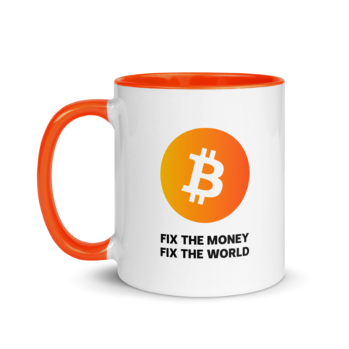 Fix The Money, Fix The World Mug