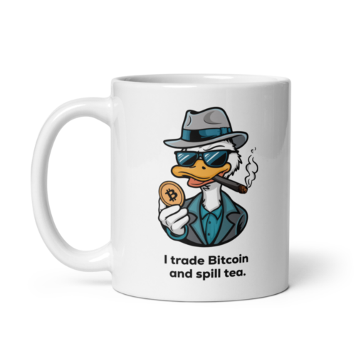 I Trade Bitcoin and Spill Tea Mug
