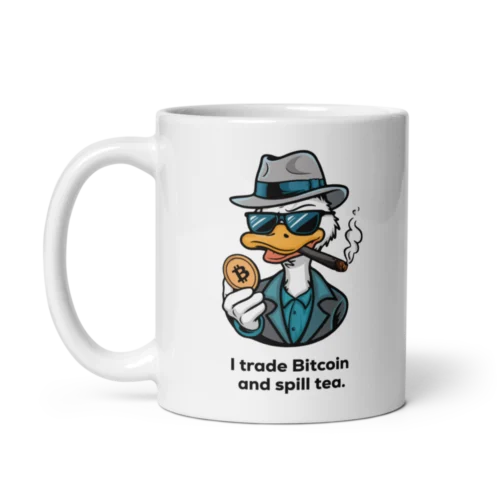 I Trade Bitcoin and Spill Tea Mug