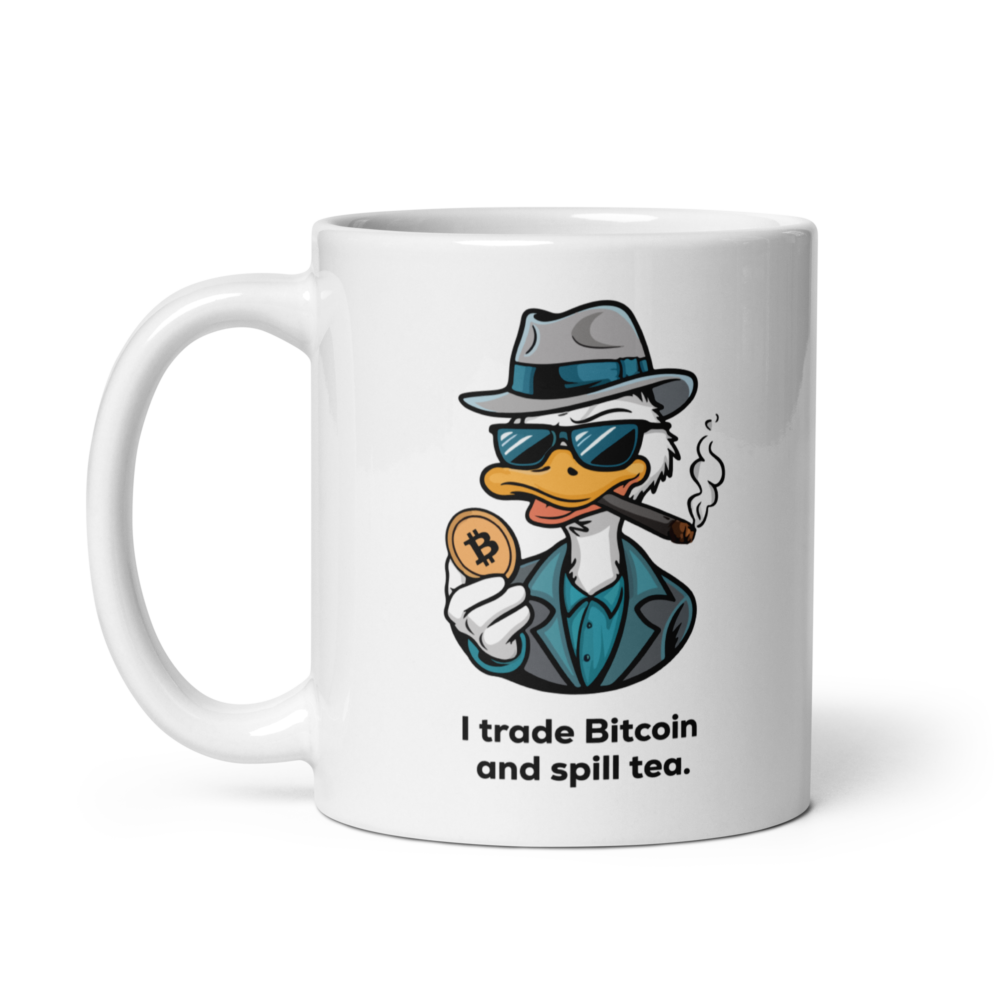 I Trade Bitcoin and Spill Tea Mug