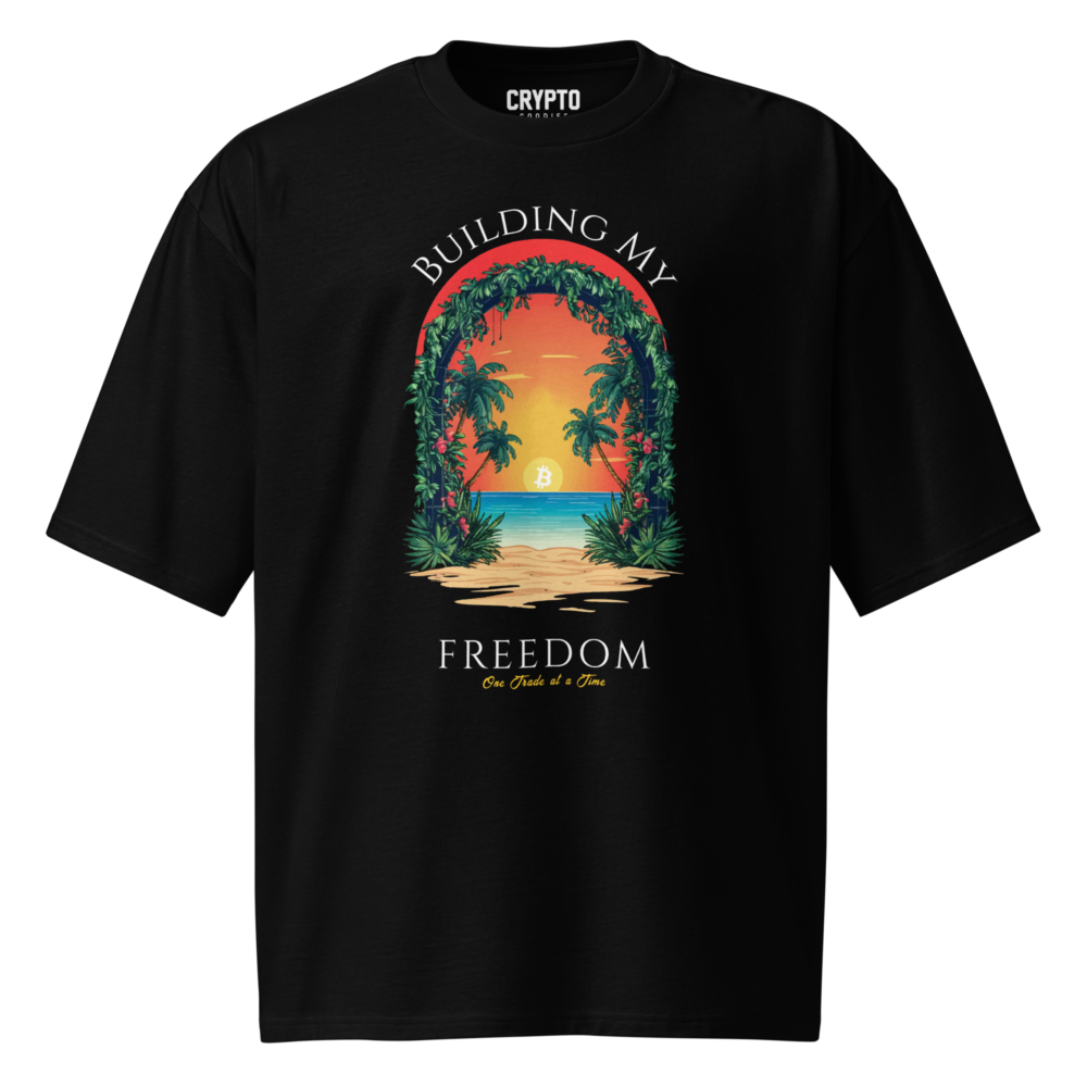 oversized heavyweight t shirt black front 67534c1e4e40e - Building My Freedom Oversized T-Shirt