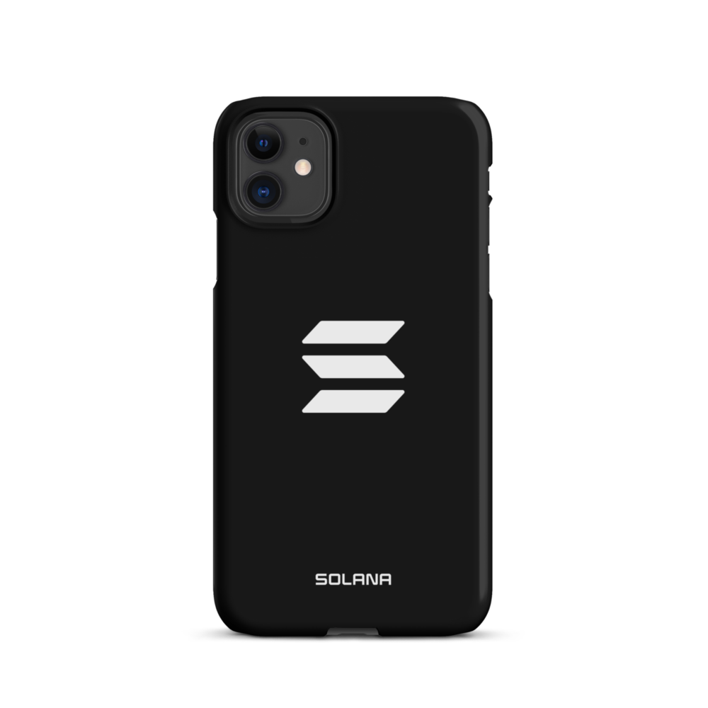 Solana Black Snap case for iPhone®
