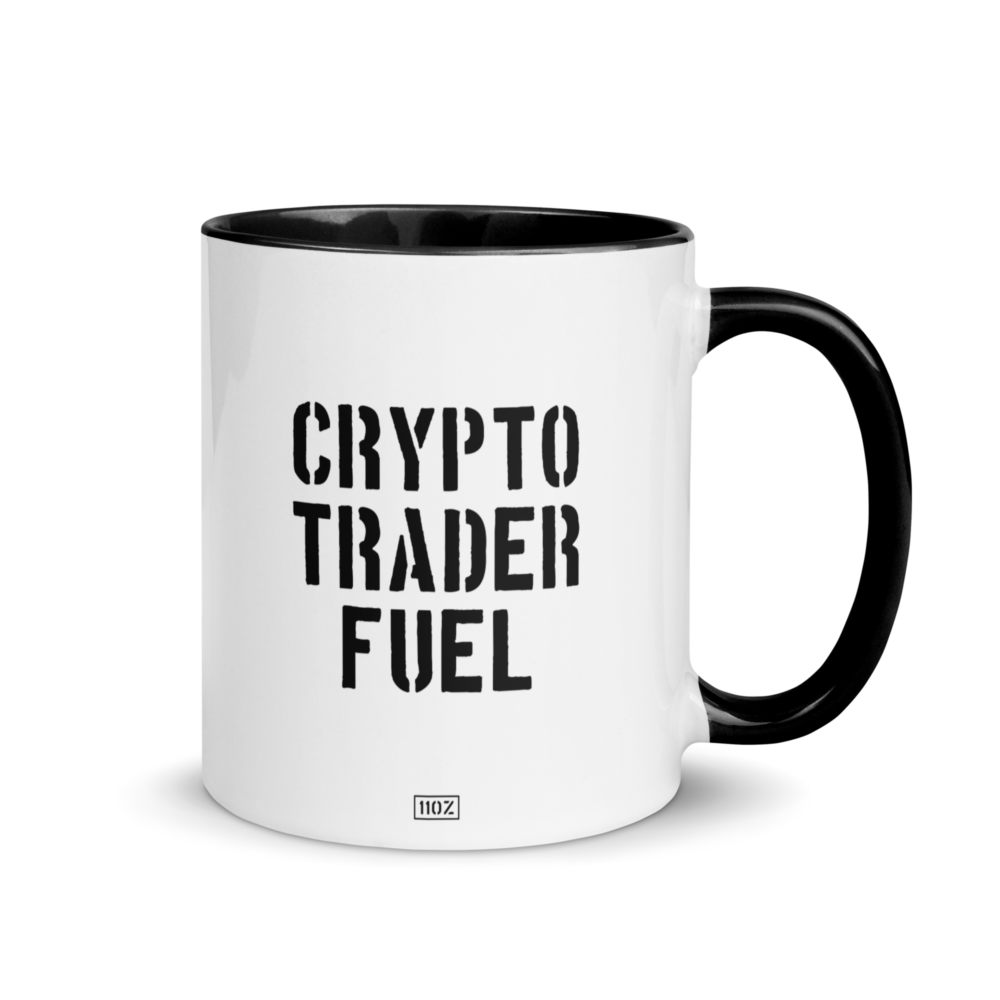 white ceramic mug with color inside black 11 oz right 676841ae66a4f - Crypto Trader Fuel Mug