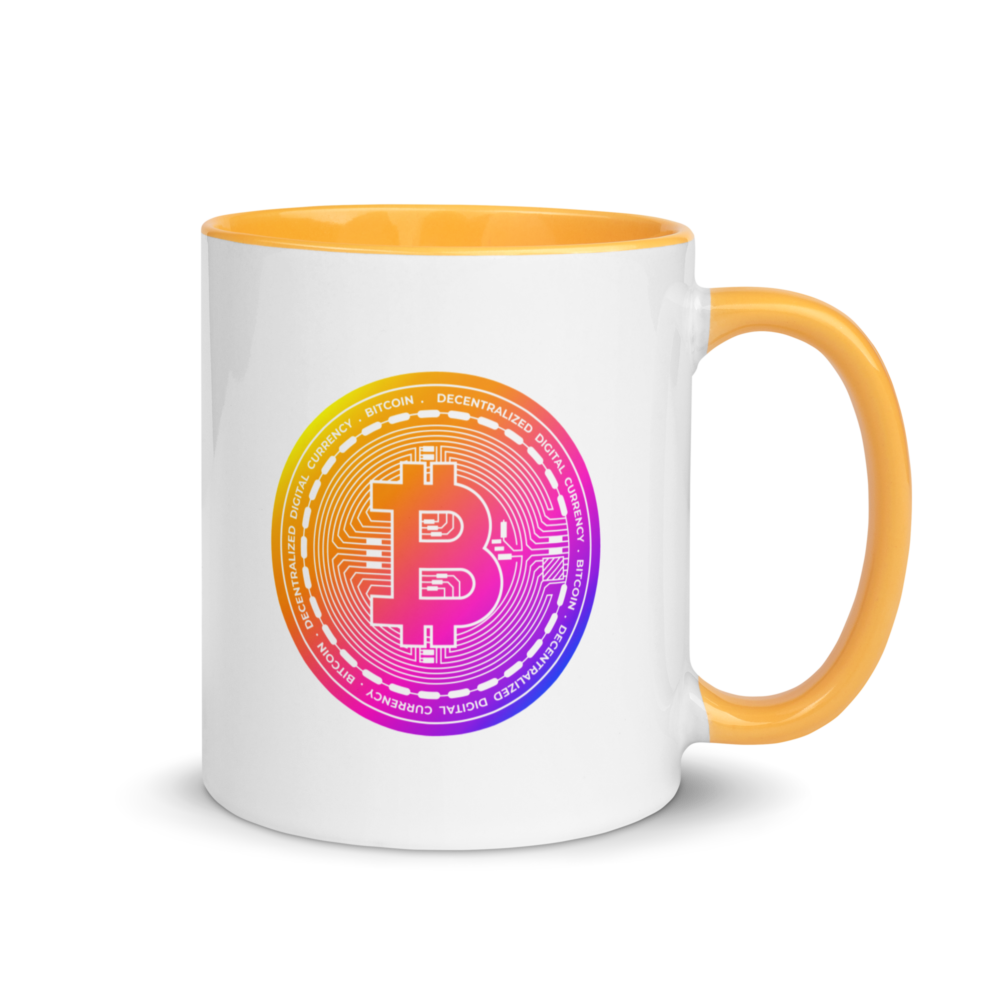 white ceramic mug with color inside golden yellow 11 oz right 676b24806dbc0 - Bitcoin Sunrise Mug