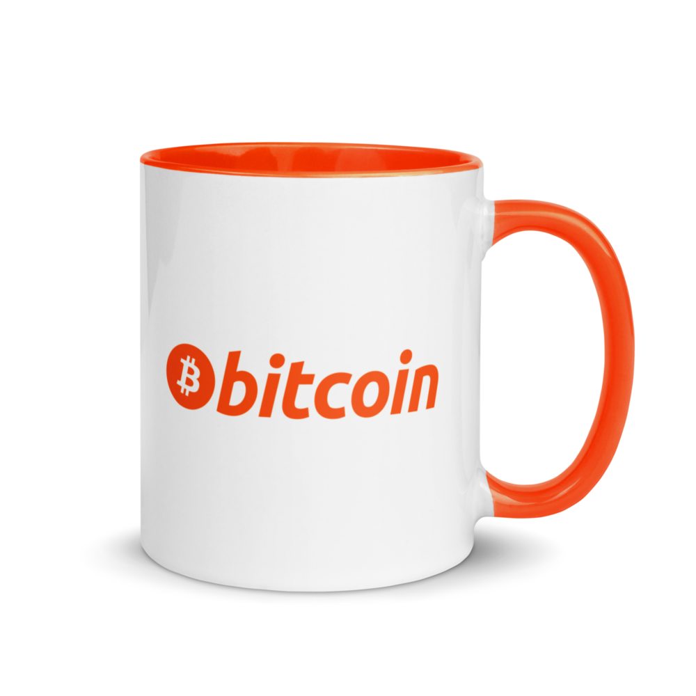 white ceramic mug with color inside orange 11 oz right 67683be452fe5 - Bitcoin (Orange) Mug