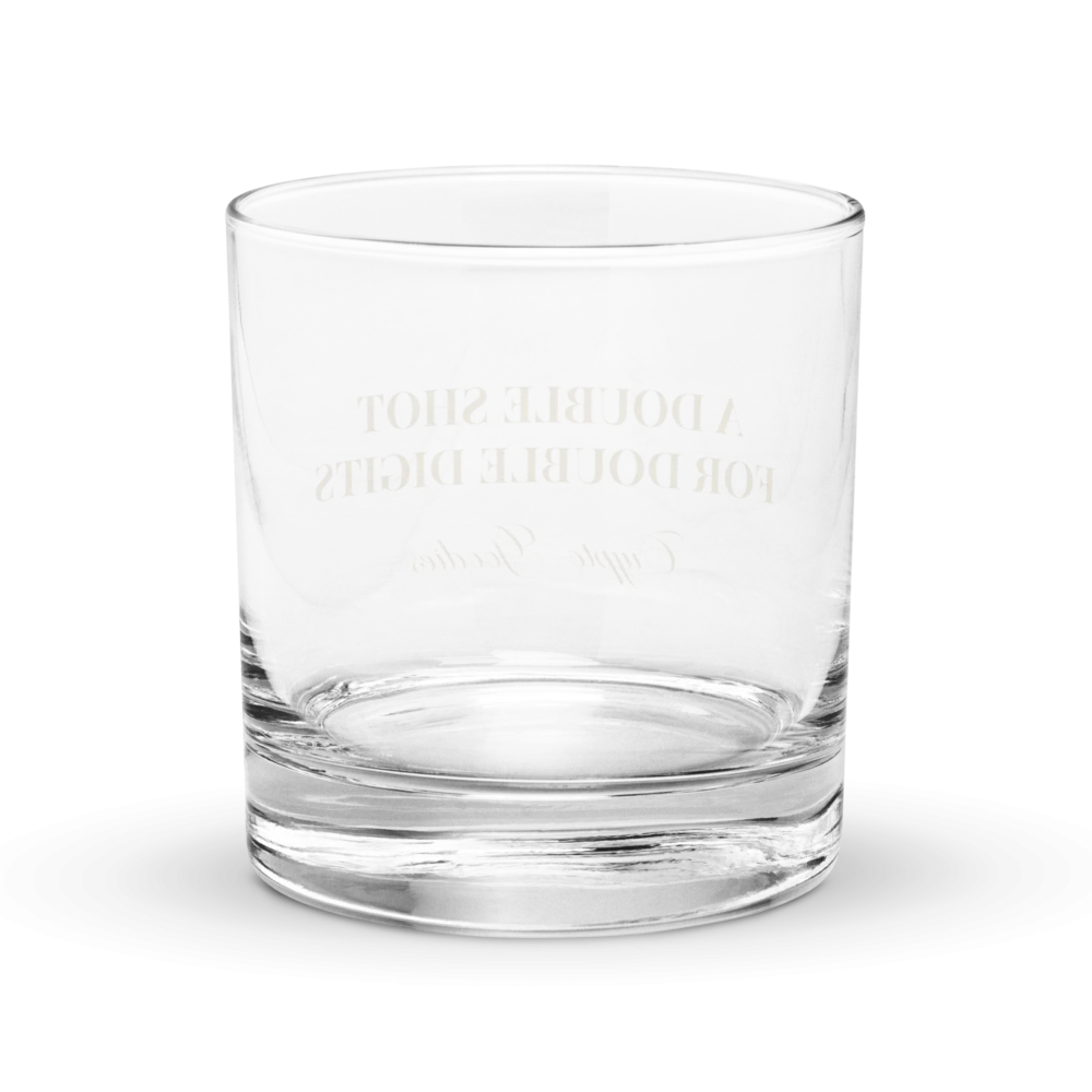 A Double Shot for Double Digits Rocks Glass - Image 4